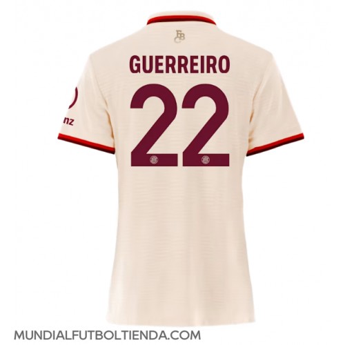 Camiseta Bayern Munich Raphael Guerreiro #22 Tercera Equipación Replica 2024-25 para mujer mangas cortas